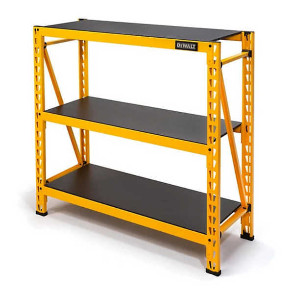 Dewalt 4-Foot Tall 3-Shelf Industrial Workshop/Garage Storage Rack