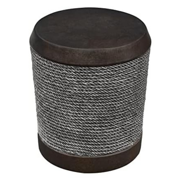 Ball & Cast End Concrete Two Tone Accent Side Table