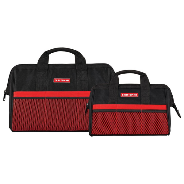 Craftsman 2-in-1 13" & 18" Zippered Tool Bag Combo