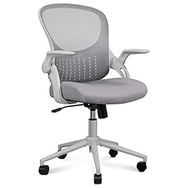 SMUG Mid-Back Mesh Rolling Office Desk Chair (Grey)