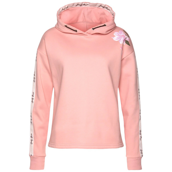 Lascana Women's Logo Accent Sweatpants (Old Rose)
