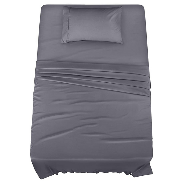 3-Piece Utopia Brushed Microfiber Bedding Twin Bed Sheets Set