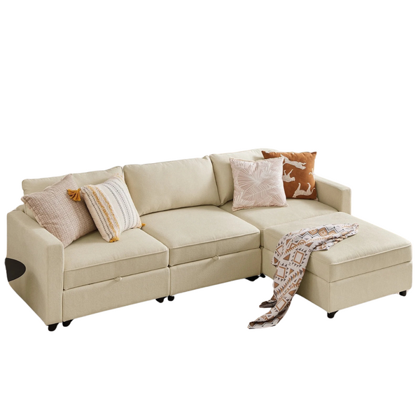 Modular Convertible Oversized U Shaped Sofa Couch
