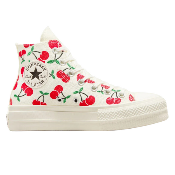 Converse Women's Chuck Taylor All Star Lift Platform Cherries Shoes