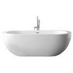 Brockville 71 1/4 In. Acrylic Flattbottom Non-Whirpool Bathtub
