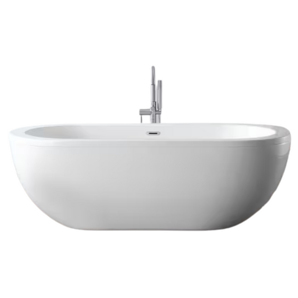 Brockville 71 1/4 In. Acrylic Flattbottom Non-Whirpool Bathtub