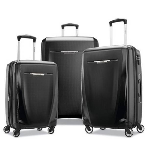 3-Piece Samsonite Winfield 3 DLX Hardside Expandable Spinner Luggage
