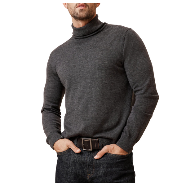 Banana Republic Factory Men's Merino Wool Turtleneck Sweater