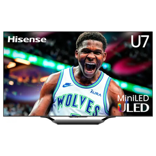 Hisense 55U7N 55" 4K Ultra HDR Smart Mini-LED ULED Google TV