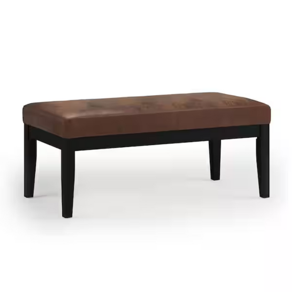 41"Wide Contemporary Rectangle Tufted Ottoman Bench