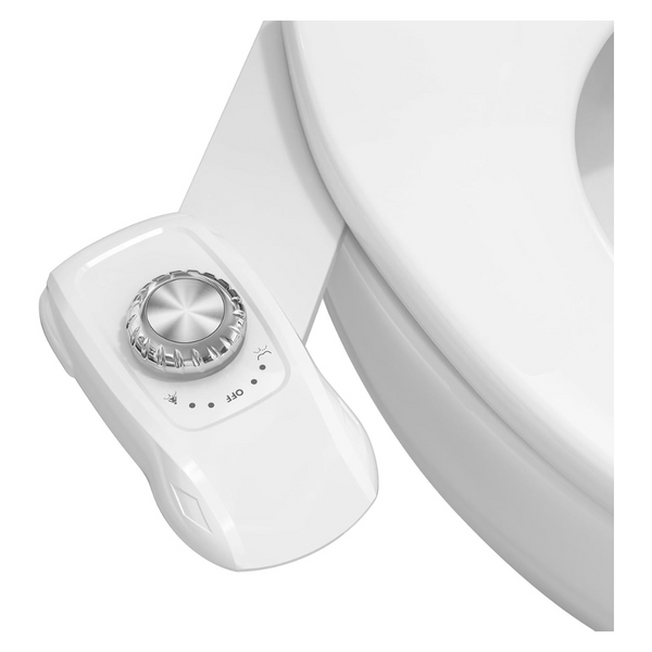 Dual Nozzle Classic White Bidet Attachments