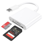 USB C Dual Card Slot SD Card Reader
