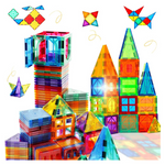 48-Piece Magnetic Tiles Toddler Building Blocks