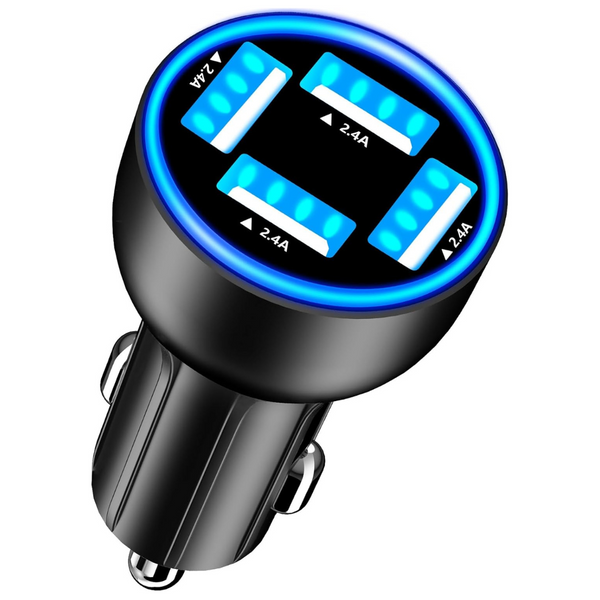 4 in 1 48W USB Fast Car Charging Cigarette Lighter