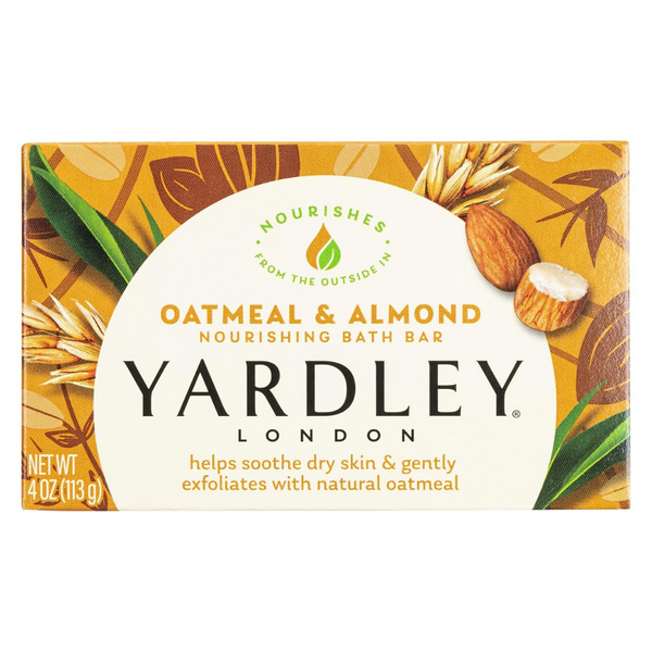 Yardley London Nourishing Bath Soap Bar Oatmeal & Almond