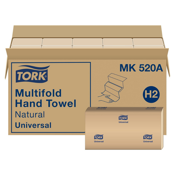 Tork Multifold Hand Towels (16 Packs x 250 Sheets)