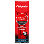 Colgate Optic White Pro Series Whitening Toothpaste With 5% Hydrogen Peroxide, Stain Prevention (3 Oz Tube)