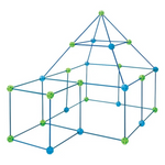 MinnARK Construct-a-Fort Buildable Children’s Playset, 85 Pieces