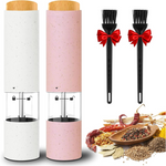 2-Pack Electric Battery Powered Salt and Pepper Grinder