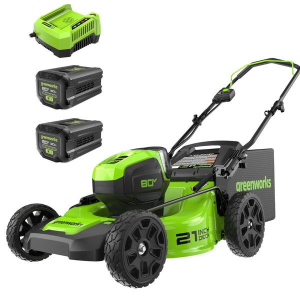 Greenworks PRO 80V 21 Inch Cordless Push Lawn Mower