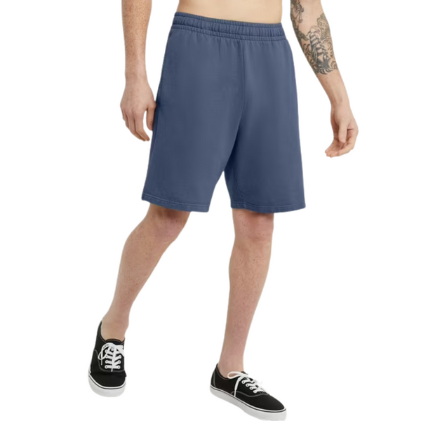 Hanes Men's Garment Dyed Midweight Elastic Sweat Shorts