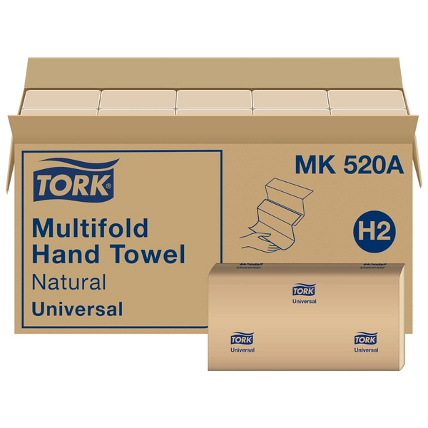 16-Pack Tork 100% Rcycled Natural Multifold Hand Towel