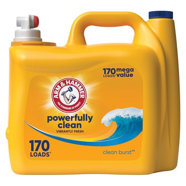 170 Loads Arm & Hammer 170 Fl oz Clean Burst Liquid Laundry Detergent