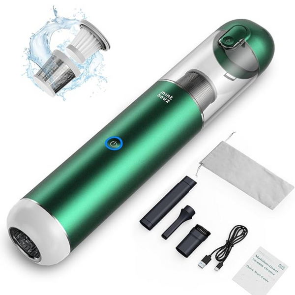 120W Rechargeable Cordless 17000Pa Handheld Car Vacuum Cleaner