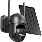Sehmua Wireless 2K 360 deg. View Outdoor Solar Security Cameras