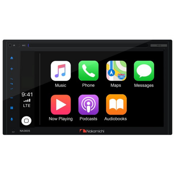 Nakamichi 6.8" Double-DIN In-Dash DVD Receiver