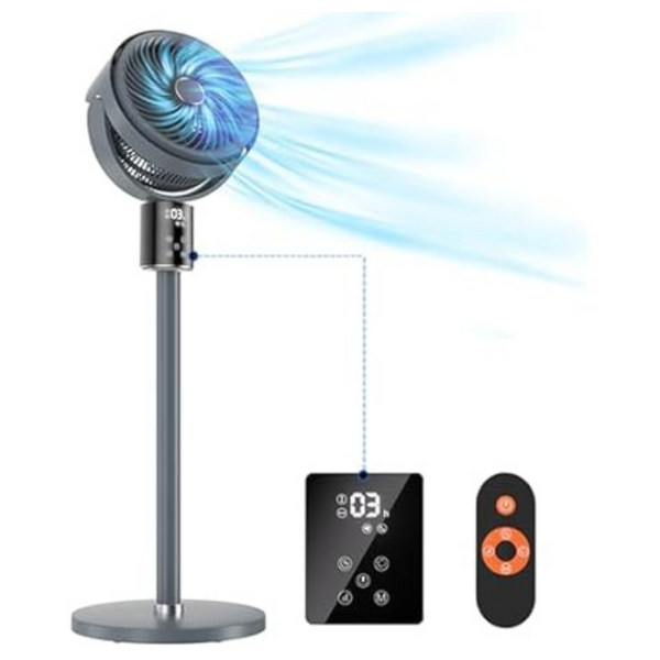 Feculs Official 100ft CirculAir Oscillating Standing Fan