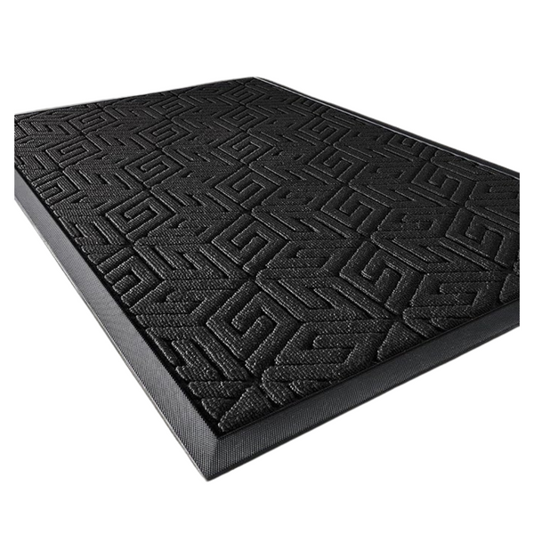 Non Slip Natural Rubber Backing Waterproof Front Door Mat (17" x 29.5")