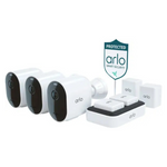 Arlo Pro 5S 2K 3 Camera Indoor/Outdoor Security Camera Bundle (2 Colors)