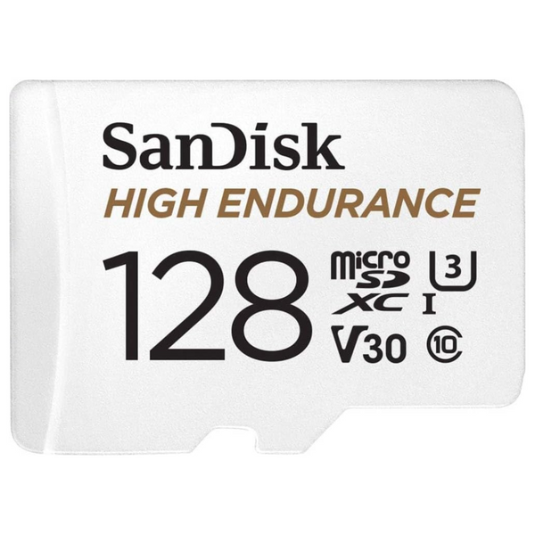 SanDisk High Endurance 128GB Class 10 MicroSDXC Card