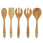 The Pioneer Woman 5-Piece Olivewood Kitchen Cooking Utensil Tool Set
