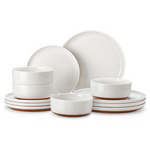 12-Piece Malacasa Modern Stoneware Dinnerware Set