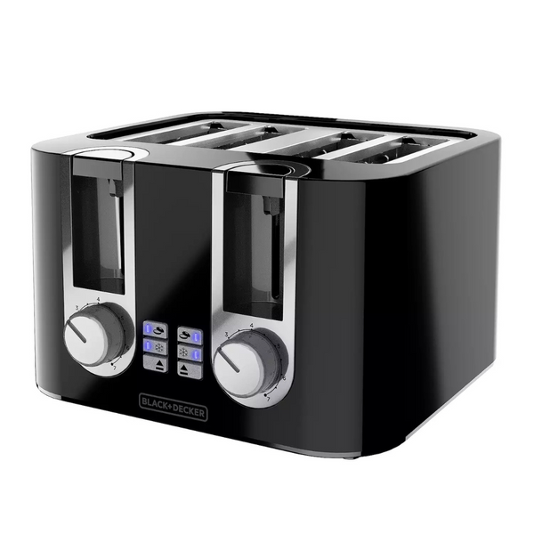 Black & Decker 4-Slice Wide-Slot High-Lift Toaster