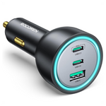 Rocoren 165W USB-C & USB-A Car Charger