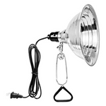 Simple Deluxe Clamp Lamp Light W/8.5" Adjustable Reflector