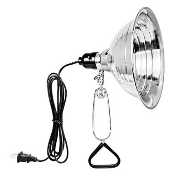 Simple Deluxe Clamp Lamp Light W/8.5" Adjustable Reflector