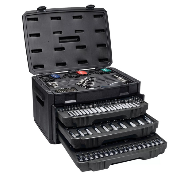 205-Piece Master Mechanic Mechanics SAE Metric Socket & Tool Set w/ Case