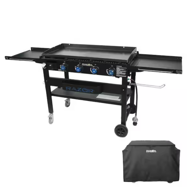 Razor 37" 4-Burner Portable Propane Gas Griddle Flat Top Grill