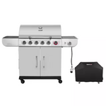 Royal Gourmet 6 BBQ Liquid Propane Gas Grill w/Protected Cover