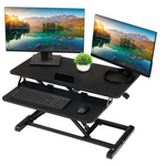 TechOrbits 32" Adjustable Sit to Stand Up Desk Converter