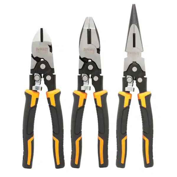 3-Pack DEWALT Compound Action Pliers Set