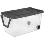 2-Pack of Sterilite 160 Qt. Wheeled Storage Boxes (select color options)