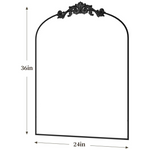 Furnbar 24" x 36" Vintage Arched Wall Mirror
