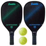 Franklin Sports Wooden Pickleball Paddle & Ball Set