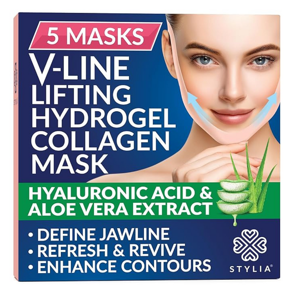5-Piece Stylia V-Line Lifting Collagen Face Mask