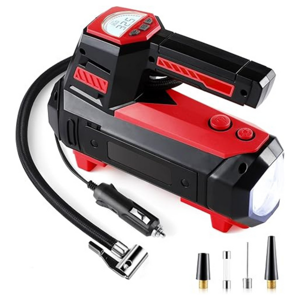 150PSI 12V Tire Inflator Portable Air Compressor Pump (2 Colors)